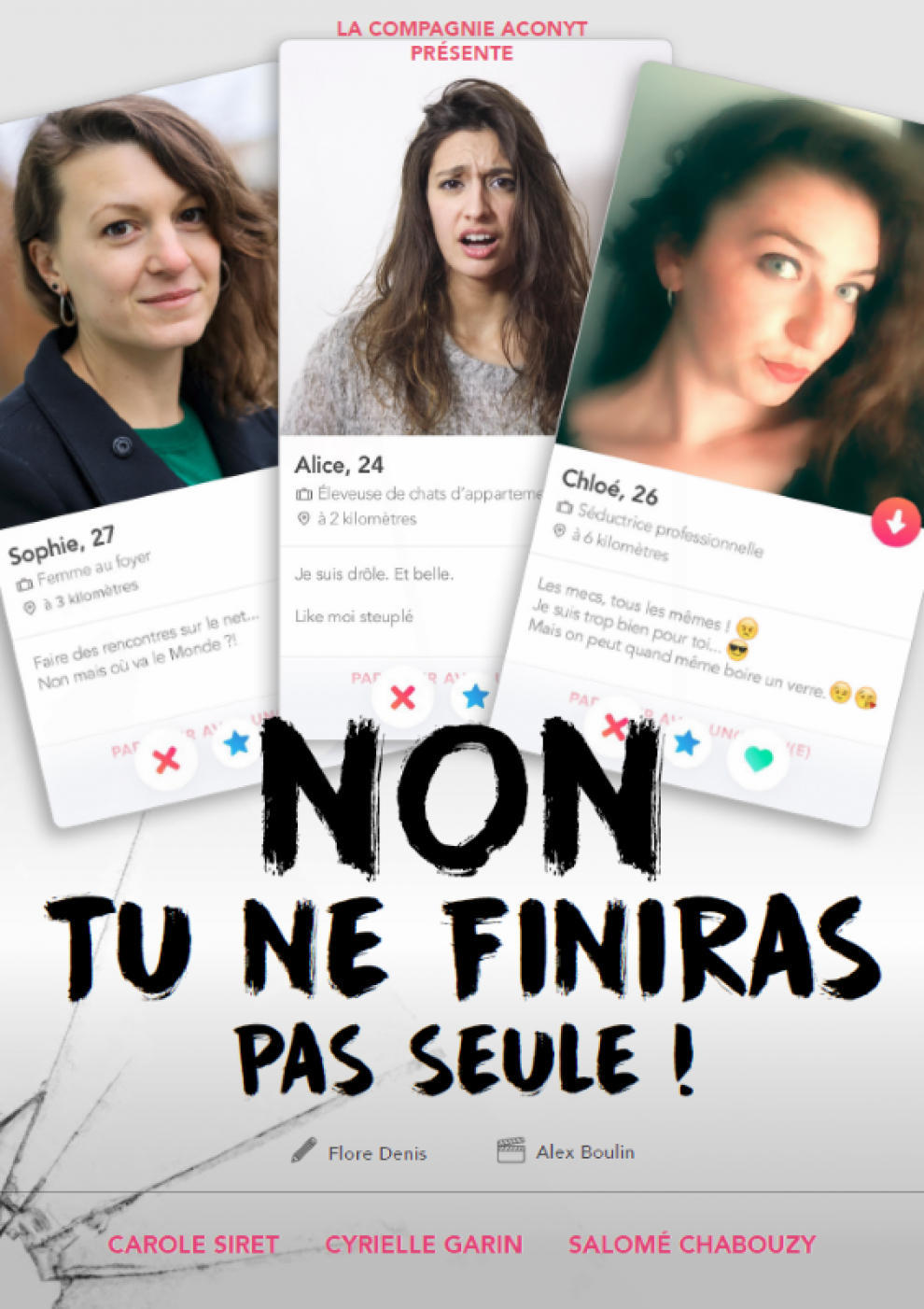 Non tu ne finiras pas seule