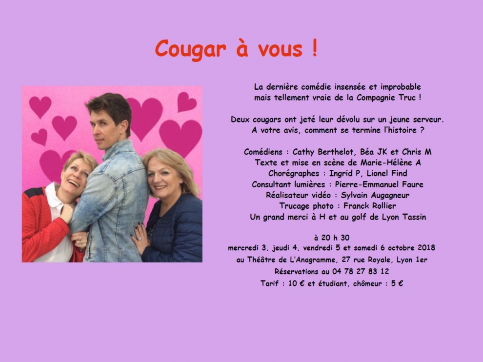 Cougar à vous - Affiche