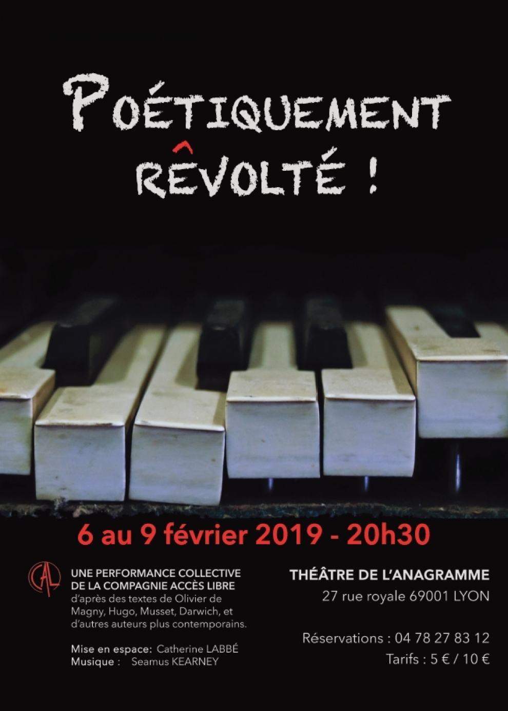 Poétiquement Révolté ! - Affiche