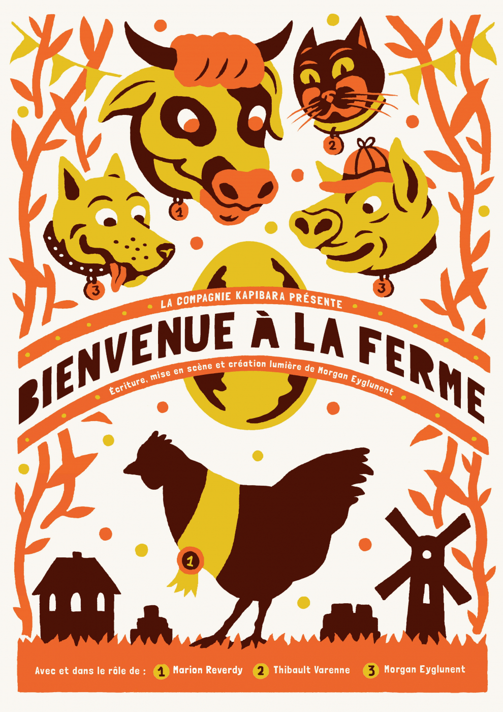 Bienvenue à la ferme - Affiche