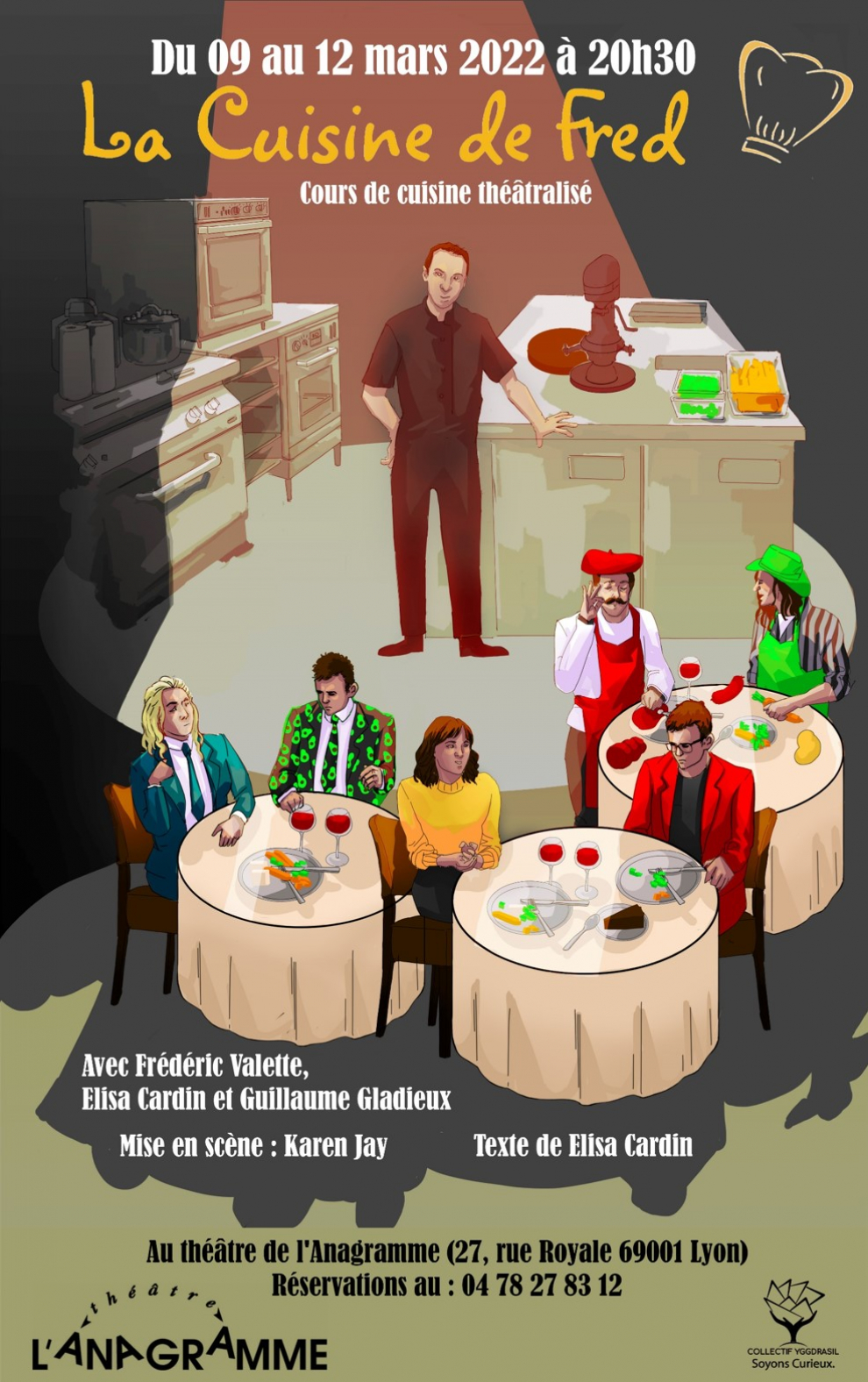 La cuisine de Fred - Affiche