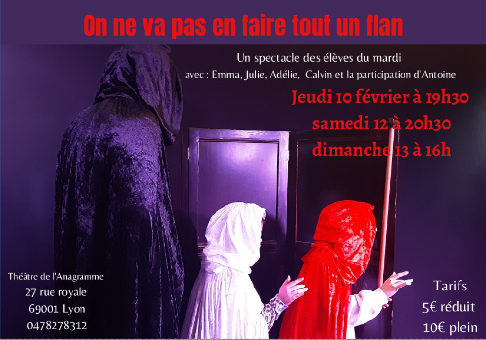 On ne va pas en faire tout un flan - Affiche