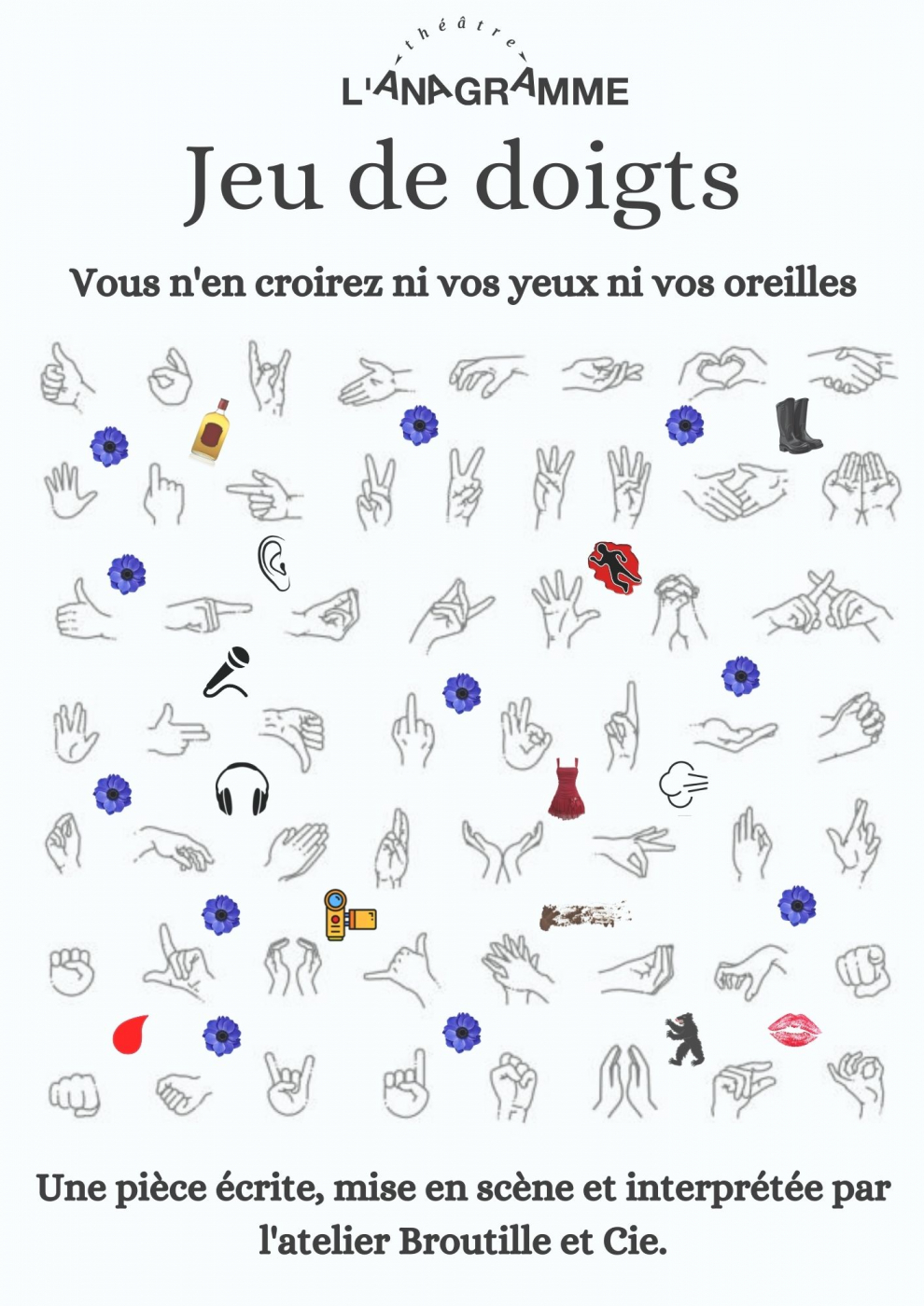 Jeu de doigts - Affiche