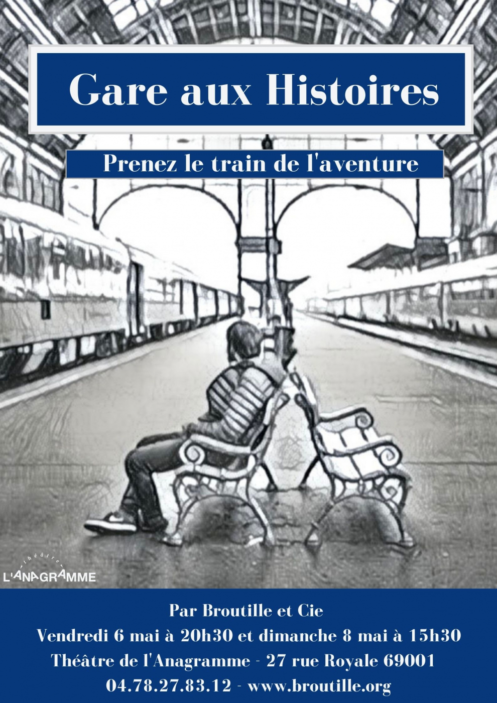 Gare aux histoires - Affiche