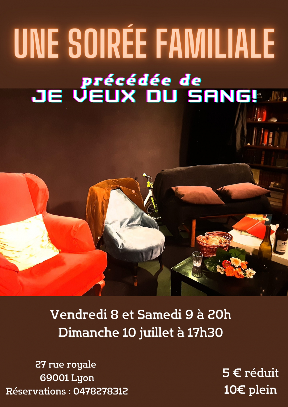 Une soirée familiale - Affiche