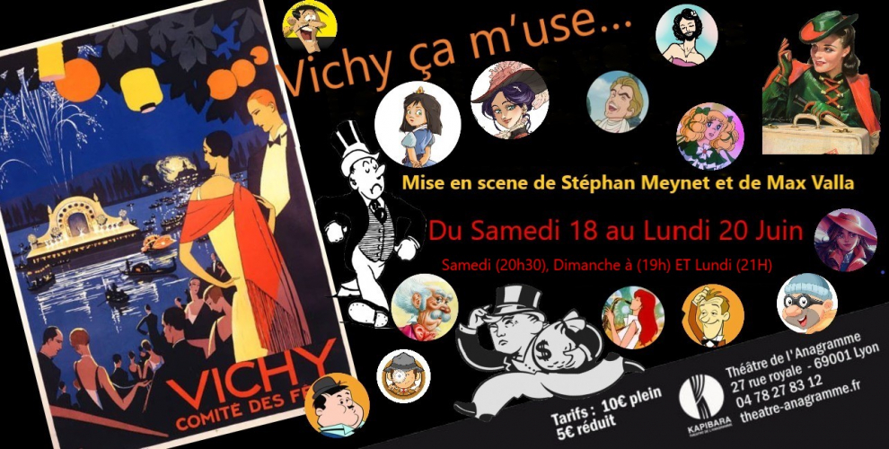 Vichy ça m'use - Affiche